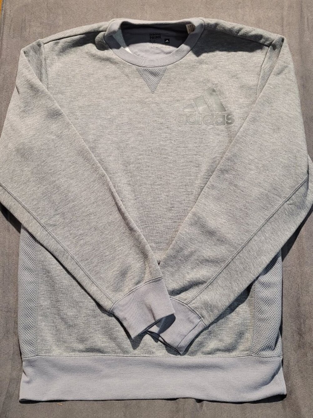 Adidas Crewneck Prime Climate Men's Sweatshirt Pullover Long Sleeve Sz M